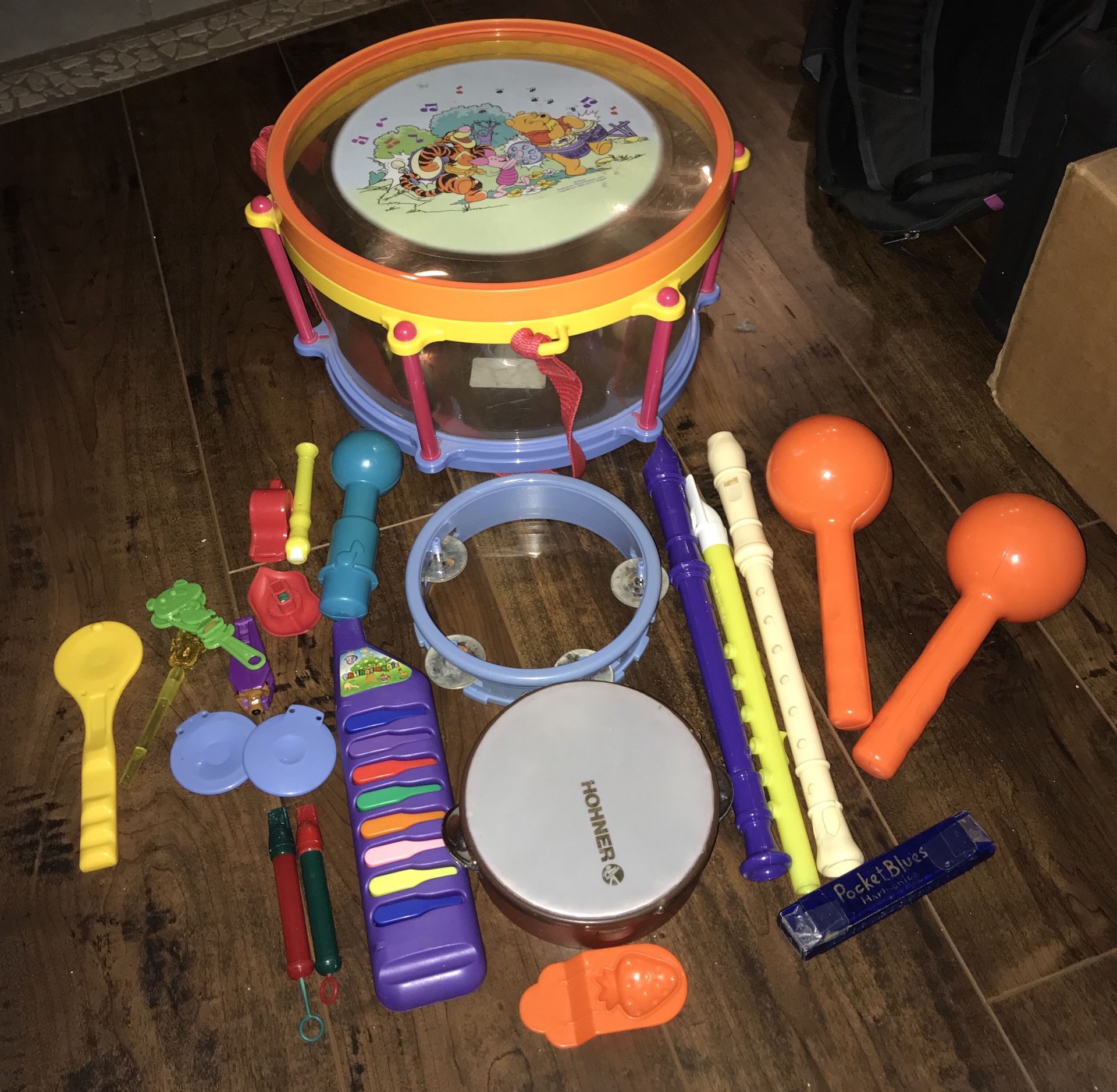 Winnie the Pooh drum set