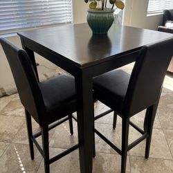 Pub Table And Two Pub Chairs