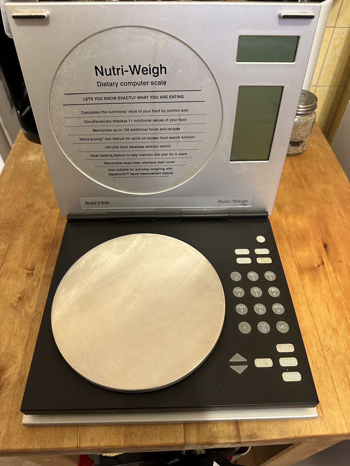 Salter Nutrition-Weigh Scale (AVAILABLE if listed)
