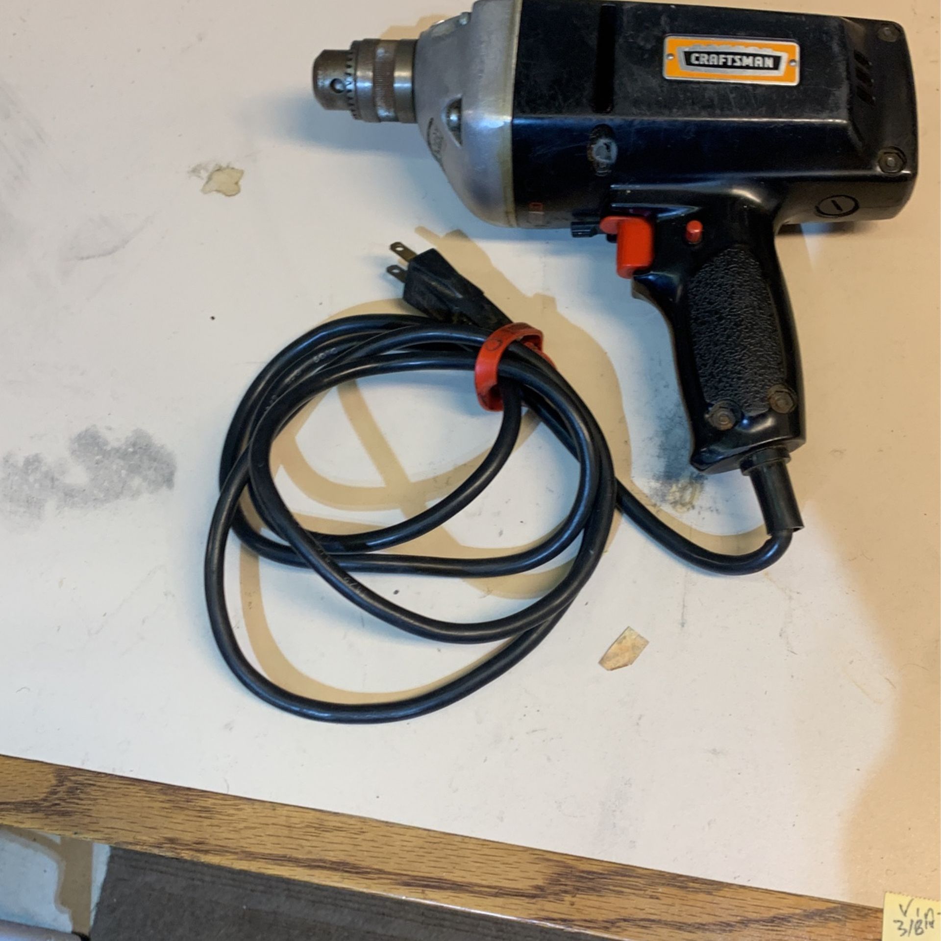 Vintage Craftsman 3/8 Drill