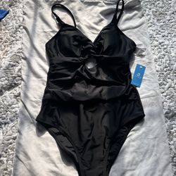 Black One Piece Bathing Suit