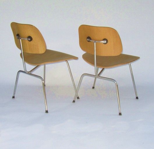 Pair of Vintage Mid Century Modern Charles Eames Design Style