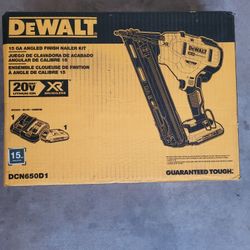 Dewalt 15g Finish Nailer Kit $280 Firm 