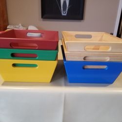 Wooden Bins