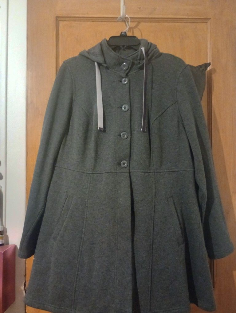 Gray Long Torrid Coat