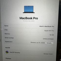 MacBook Pro 14in