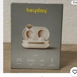 $15🦋🐟 Heyday Active Noise Canceling True Wireless Earbuds - Stone White💙💙R k F14
