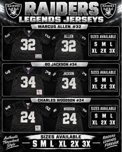 Raiders Retro Jersey’s