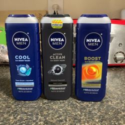 Nivea Men’s Body Wash-3 Items!($14.31+ Value)