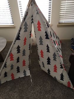 Canvas teepee