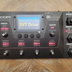 Mint! Zoom B6 Bass Multi-effects Processor - Trades? - Shipping!