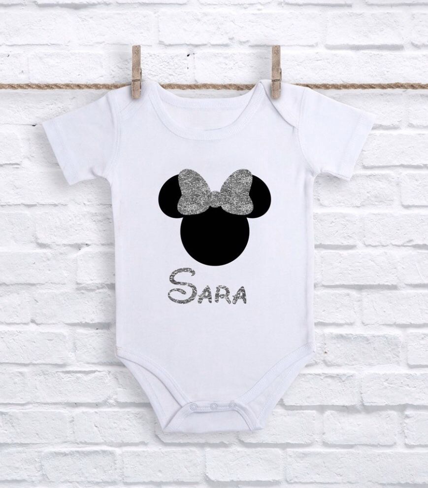 Minnie Mouse onesie