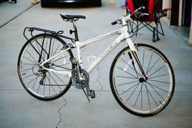 trek bike white