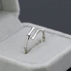 925 sterling silver bamboo ring!
