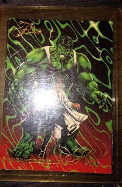 The Hulk & Storm Collectible Trading Cards
