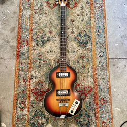 Japanese Beatle Bass Guitar 1960’s Mayfair Hofner Violin Bass Copy