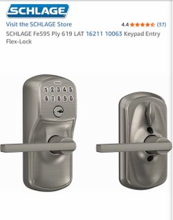 Schlage FE595  Keypad Entry Flex-Lock – Satin Nickel