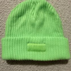 PINK By Victorias Secret Beanie Neon Green