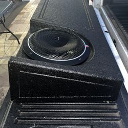 Punch P3 10” Subwoofer In Torino Lined ported Truck Box 
