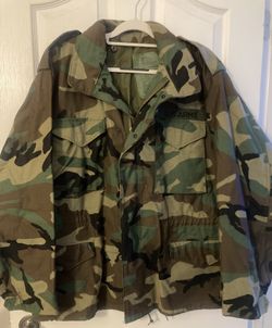 WOODLAND M65 ARMY CAMO FIELD JACKET