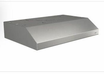 Broan stainless steel range hood 36in
