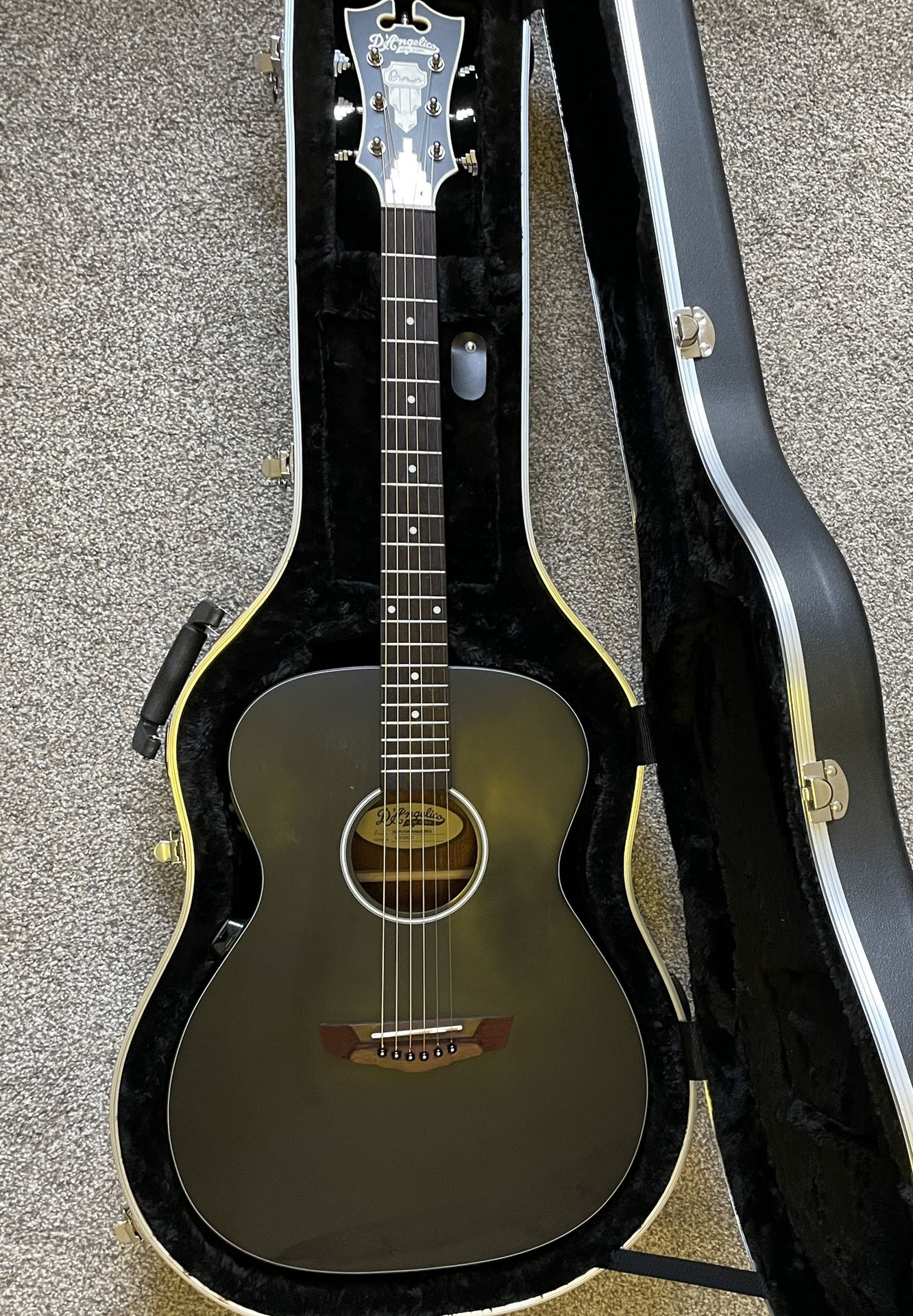 Mahogany Concert Acoustic-Electric Guitar Made In USA