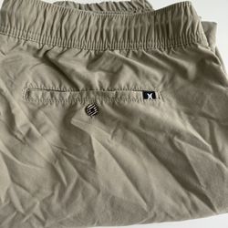 Hurley Draw String Khaki Jogger Pants Men’s 