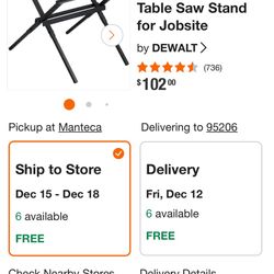 Dewalt Table Saw Stand 