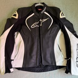 Alpinestars Leather “Jaws” Motorcycle Jacket