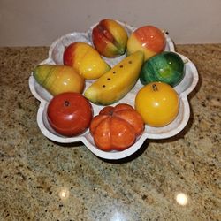Beautiful Marble Fruit  Bowl 