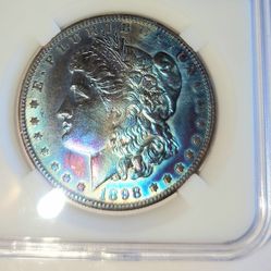 1898-O Morgan Silver Dollar  MS65 