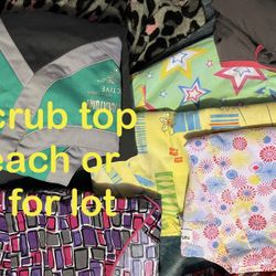 10 Scrub tops Price And size on Post 