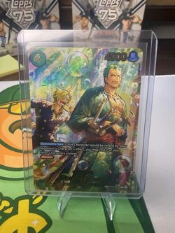 One Piece TCG Roronoa Zoro SP PRB02-006 – Azure Sea’s Seven Rare Alt Art
