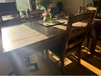 Dining table with 4 chairs