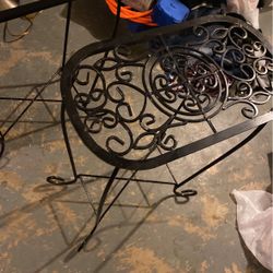 Tall nightstands made out of steel