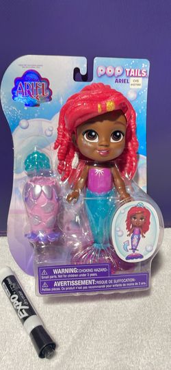 🧜🏽‍♀️✨ Disney Princess Ariel Pop Tails Doll 🌊 Little Mermaid Toy – Brand New!
