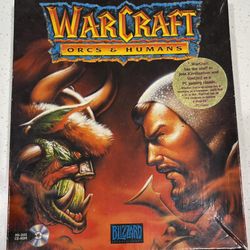 Warcraft: Orcs & Humans (PC) – Big Box Complete w/ Manual – Blizzard Classic