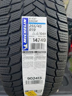 Michelin X-ice Snow Tire 256/45 R19