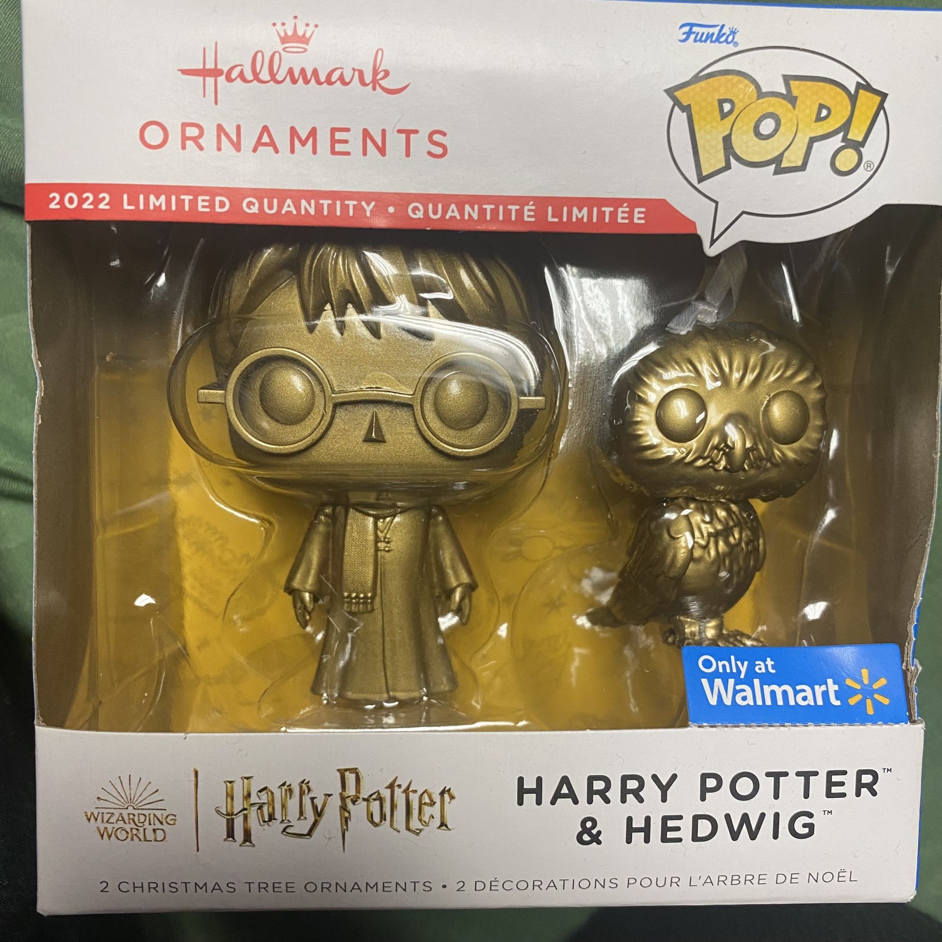 Hallmark Harry Potter Mystery Ornaments (Harry and Hedwig Funko POP!, Set of 2) - Limited Availability (CHASE)
