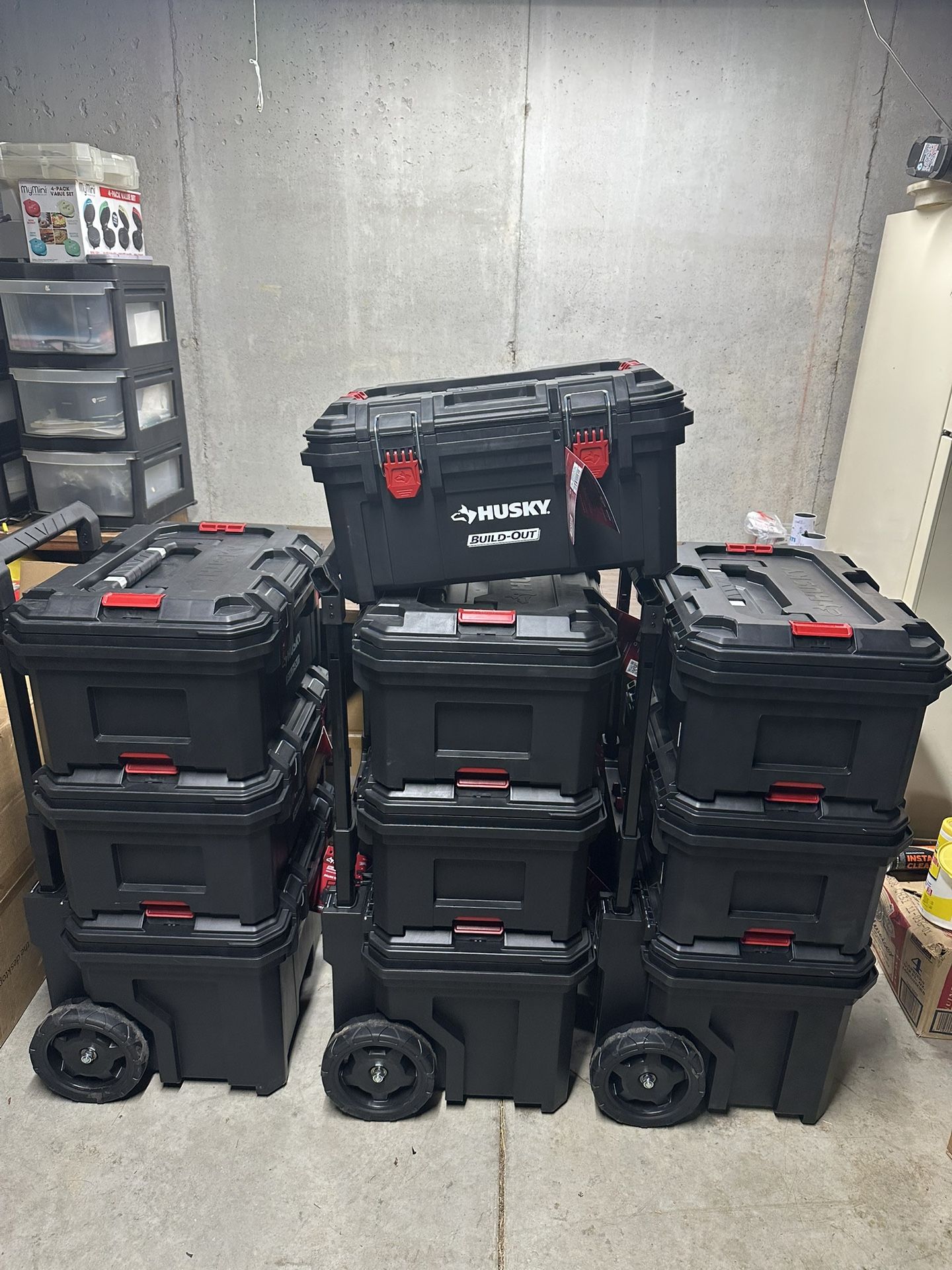 HUSKY BUILD-OUT MODULAR TOOL STORAGE
