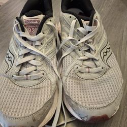 Mens Size 9.5 - Saucony Cohesion 13 Alloy/Brick