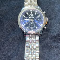 Beverly Hills Polo Club Silver Watch 