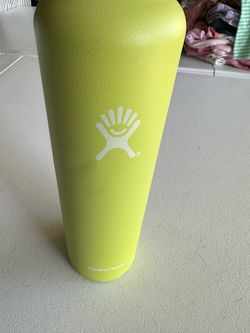 Hydroflask lime green tall