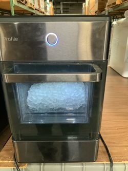 GE Profile - Opal Nugget Ice Maker with Rapid Ice Production - Black Stainless Steel #979