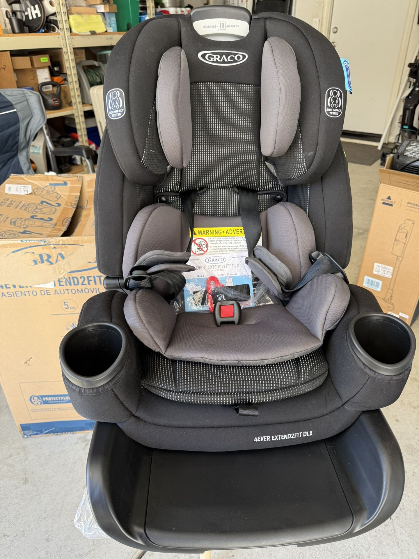 Graco 4Ever Extend2Fit DLX 4-in-1 Car Seat