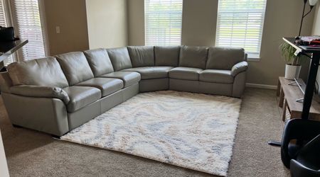 Large Leather Sectional Couch org. $7,300