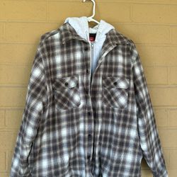 Supreme Hooded Flannel Zip Up for Sale in Scottsdale, AZ - OfferUp