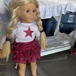 American Girl Doll + Canopy Bed