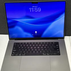 MacBook Pro 16 2021 M1 Pro 16gb  ram 512 gb ssd