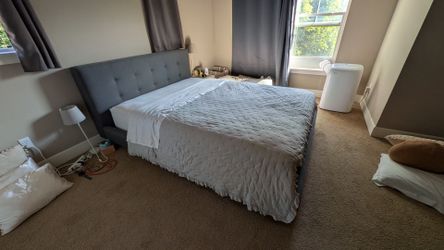 Crate & Barrel Queen Bed